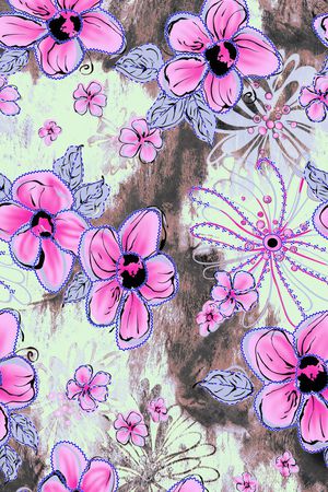 抽象印花华亿平台图片