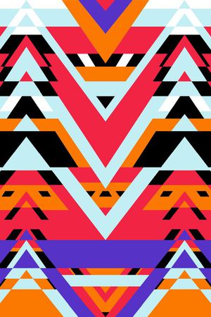 几何印花华亿平台图片