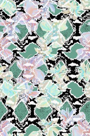 动物纹印花华亿平台图片