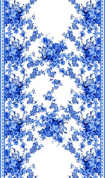 中国风印花华亿平台图片