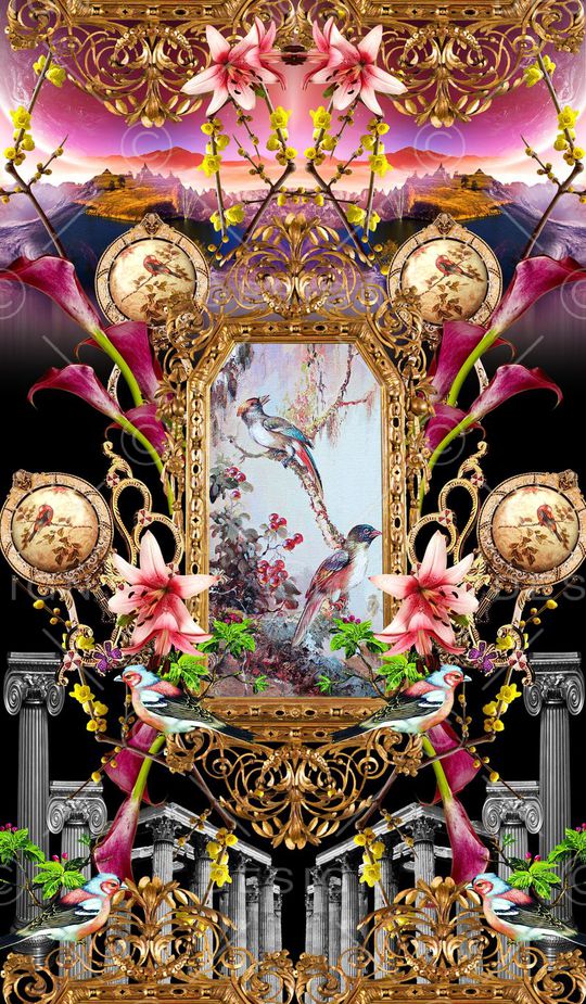 民族风印花华亿平台图片