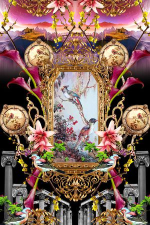 民族风印花华亿平台图片