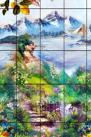 风景印花华亿平台图片