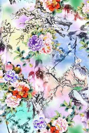 民族风印花华亿平台图片