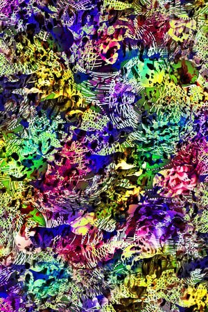 抽象印花华亿平台图片