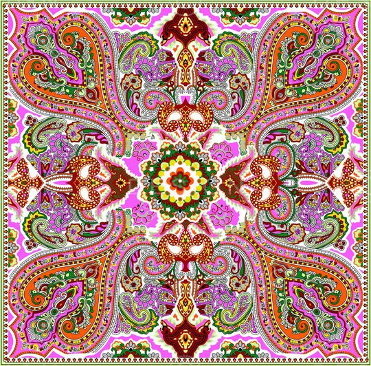 方巾世界印花华亿平台图片