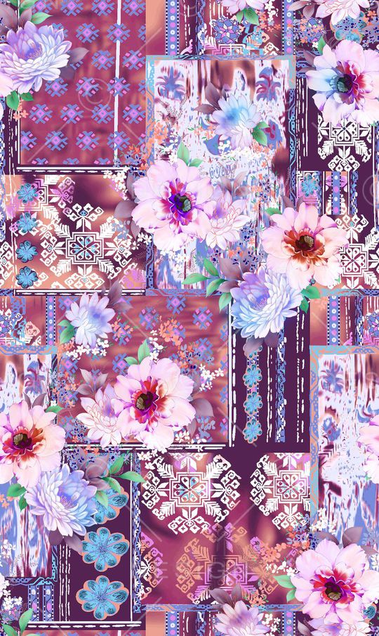 民族风印花华亿平台图片