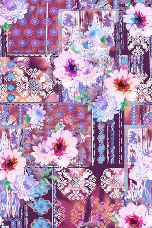 民族风印花华亿平台图片