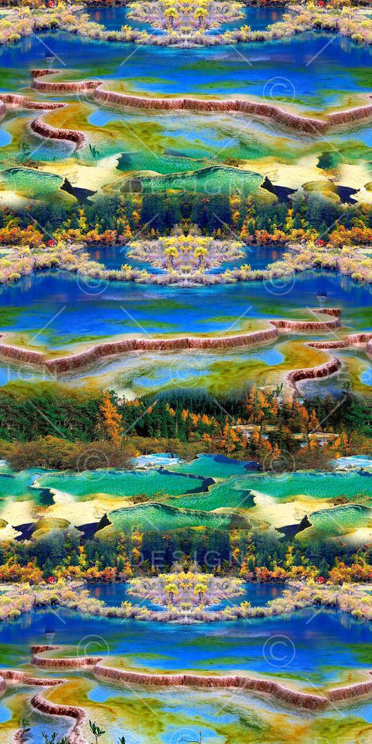 风景印花华亿平台图片