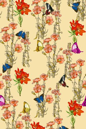 田园风印花华亿平台图片