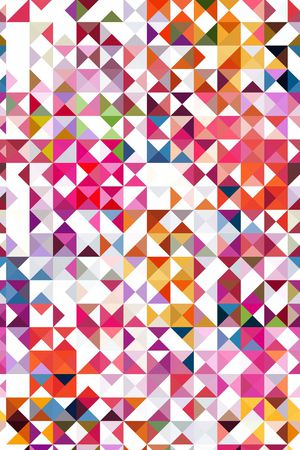 几何图案印花华亿平台图片