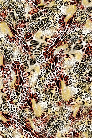 动物纹印花华亿平台图片