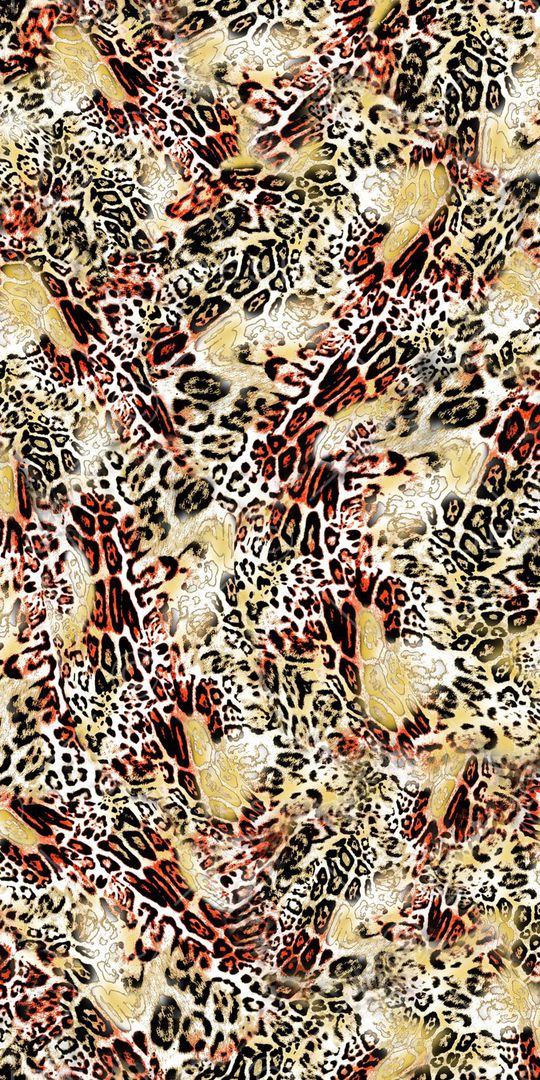 动物纹印花华亿平台图片