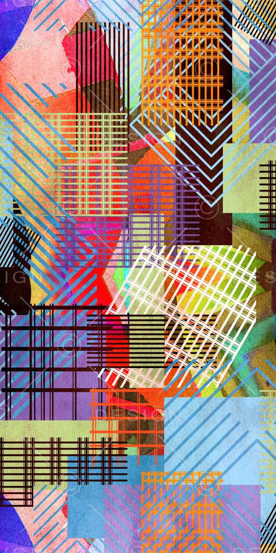 几何印花华亿平台图片