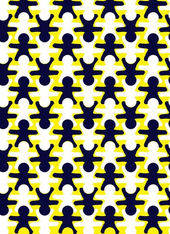 几何图案印花华亿平台图片