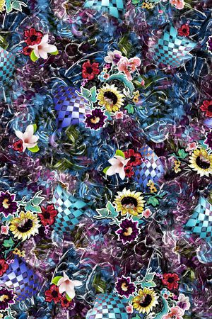 花朵印花华亿平台图片