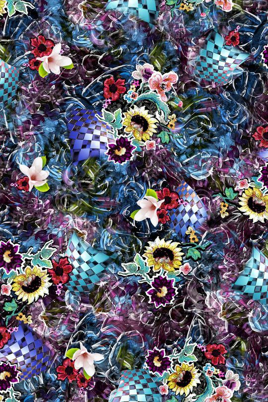 花朵印花华亿平台图片