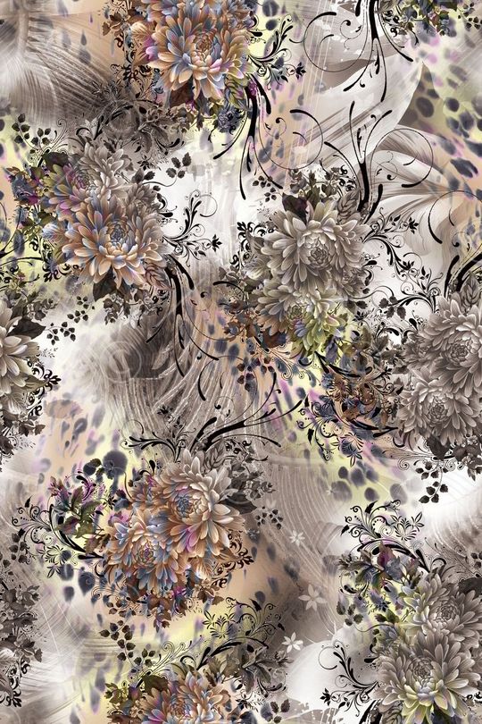 复古印花华亿平台图片