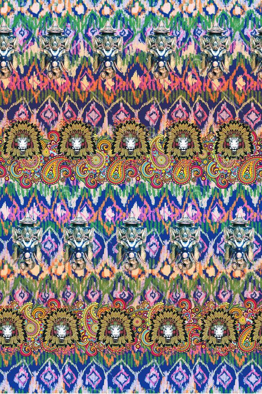 几何印花华亿平台图片