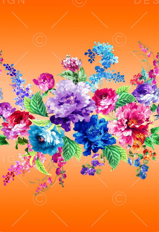 手绘韩国风印花华亿平台图片