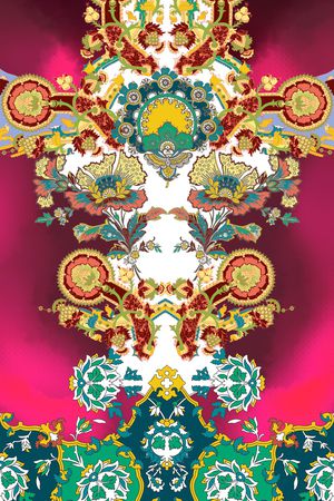 民族风印花华亿平台图片