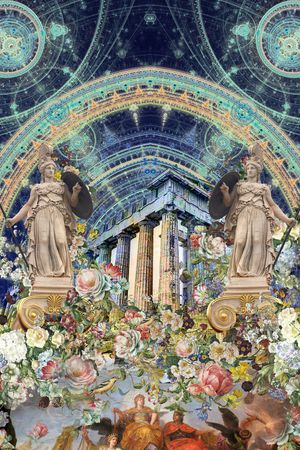 欧式印花华亿平台图片