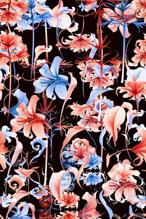 抽象印花华亿平台图片