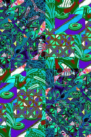 新民族部落风印花华亿平台图片