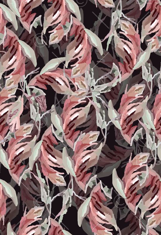 笔触印花华亿平台图片