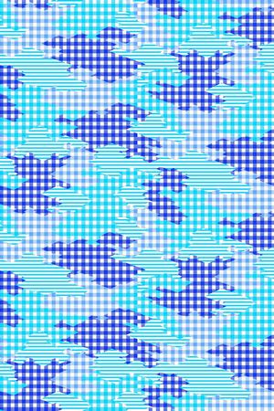 几何格子印花华亿平台图片