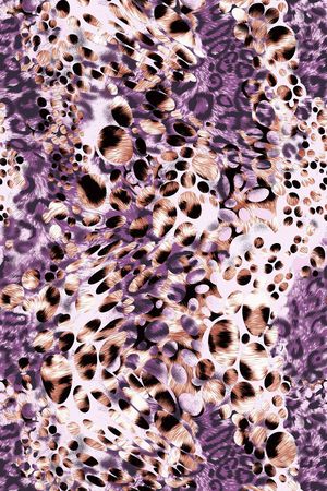 豹纹印花华亿平台图片