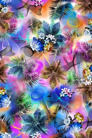 多彩印花华亿平台图片