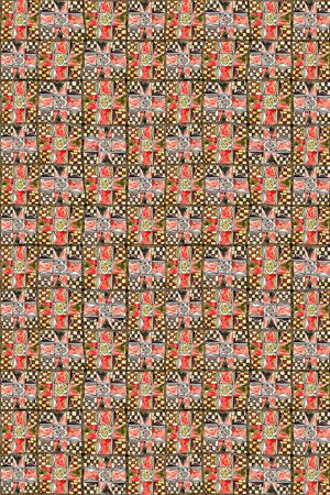 民族风 花纹印花华亿平台图片