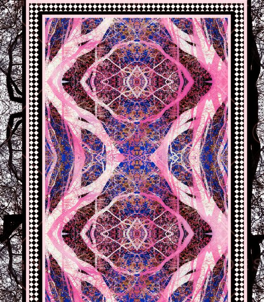 抽象印花华亿平台图片