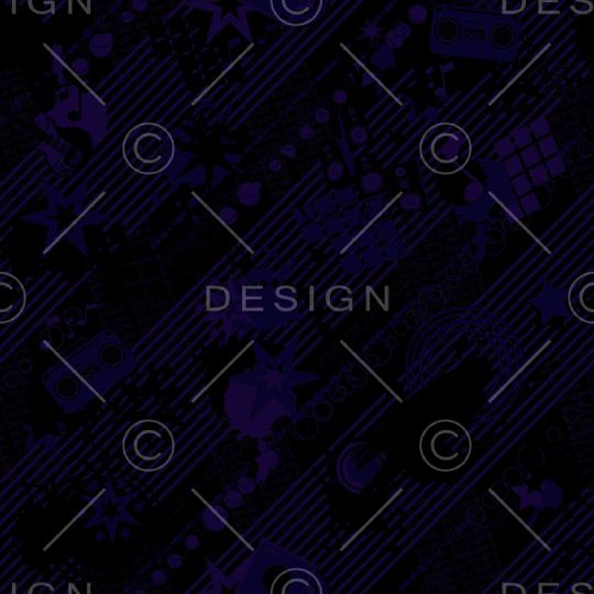 几何图案印花华亿平台图片