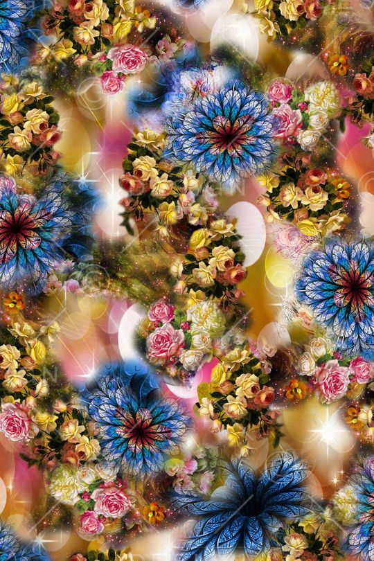 抽象印花华亿平台图片