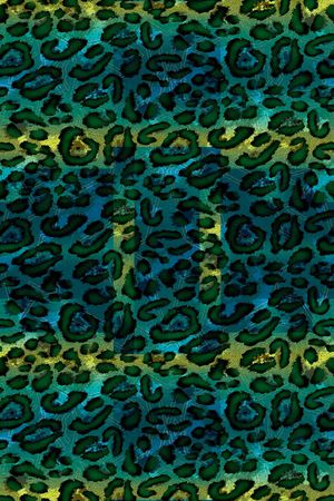 暗纹豹纹印花华亿平台图片