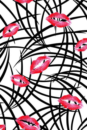 抽象印花华亿平台图片