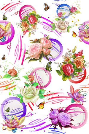 几何印花华亿平台图片