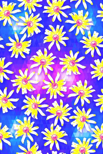 369810-雏菊几何纹06