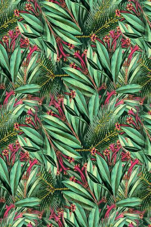 植物风情印花华亿平台图片