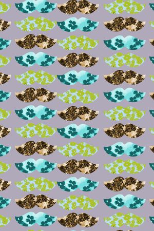 抽象印花华亿平台图片