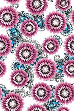 复古印花华亿平台图片