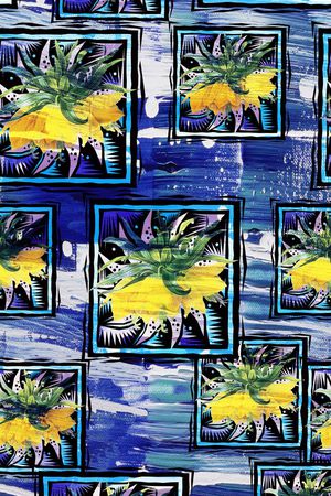 油画笔触印花华亿平台图片