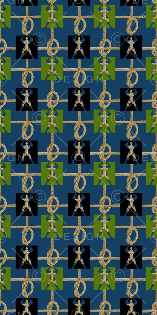 抽象小人印花华亿平台图片