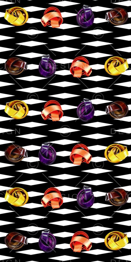 抽象几何印花华亿平台图片