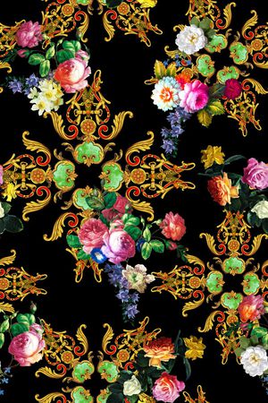 欧式印花华亿平台图片