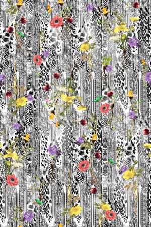 豹纹印花华亿平台图片