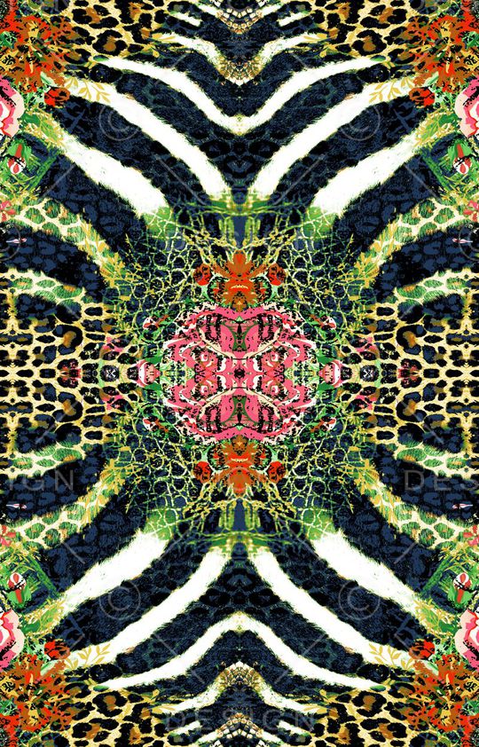 动物纹理印花华亿平台图片