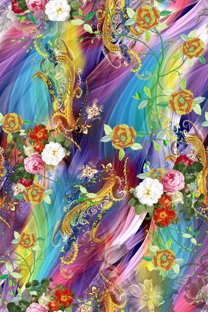 炫彩印花华亿平台图片